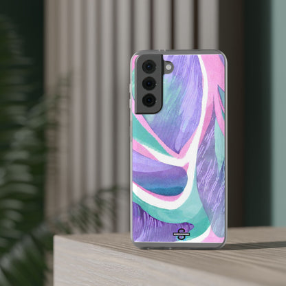 Subliminals for Prosperity | Purple Blue Green Pattern Phone cover | World's first Subliminals Brand | Sush Dopamine Decor