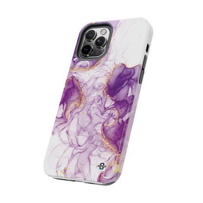 Purple White gold marble Tough Phone Case | Mobile cover