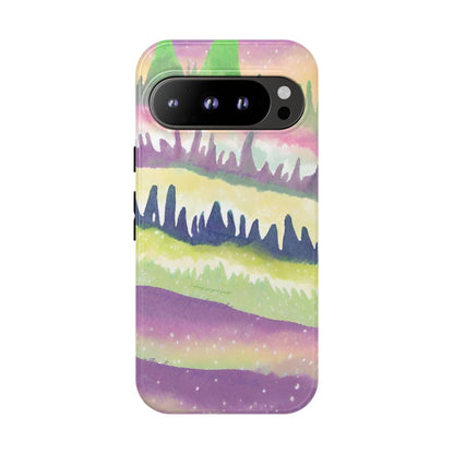 Limited Edition | Subliminals for good grades | Beautiful Abstract Landscape Phone Case – Nature Design Mobile Cover with Dual Protection