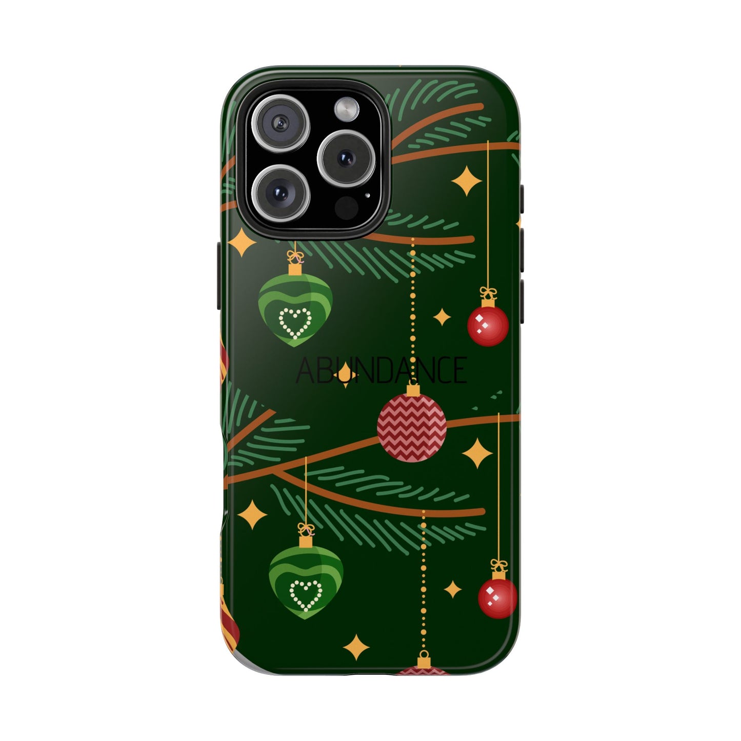 Cute Christmas print Mobile cover | Subliminal messaging to attract abundance| Manifest Abundance