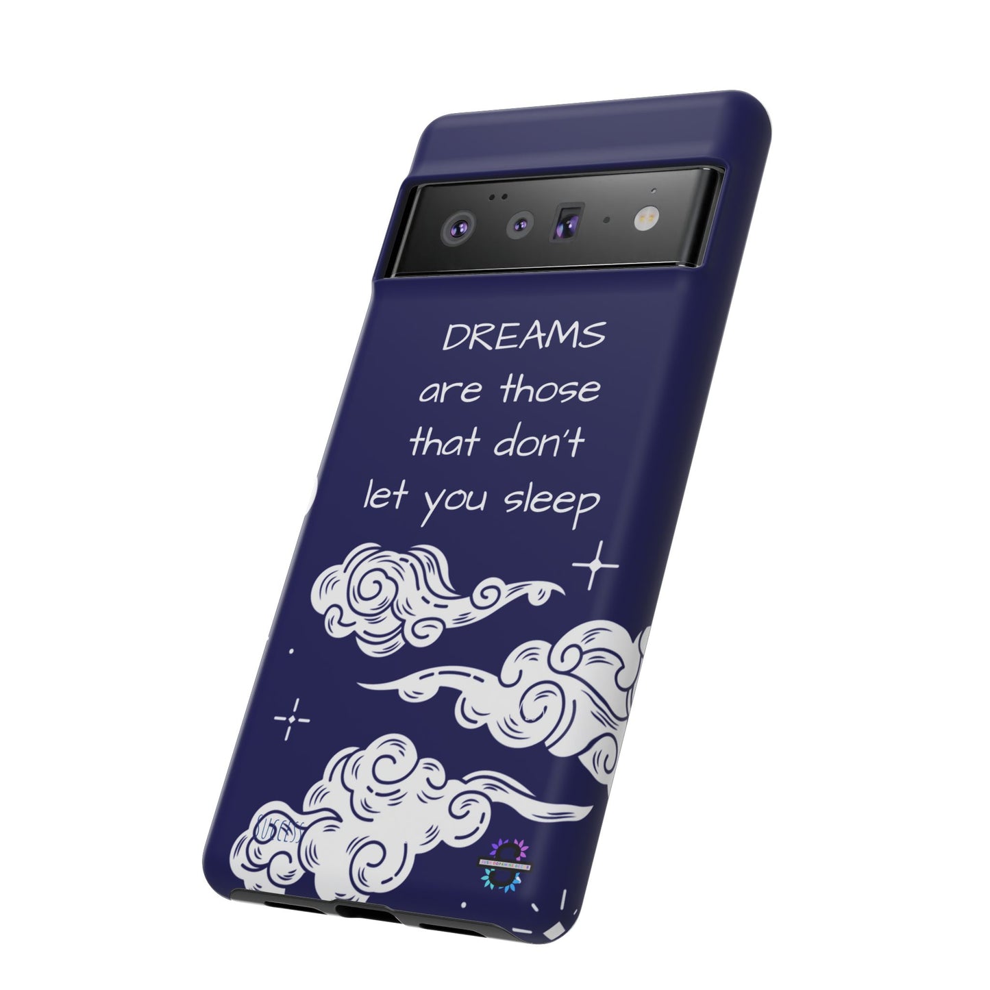 Limited Edition | Royal Blue Phone Case with Motivational Quote – Cloud Design Slim Protective Cover with Dual Layer Protection | Success Subliminals | Motivational Quote