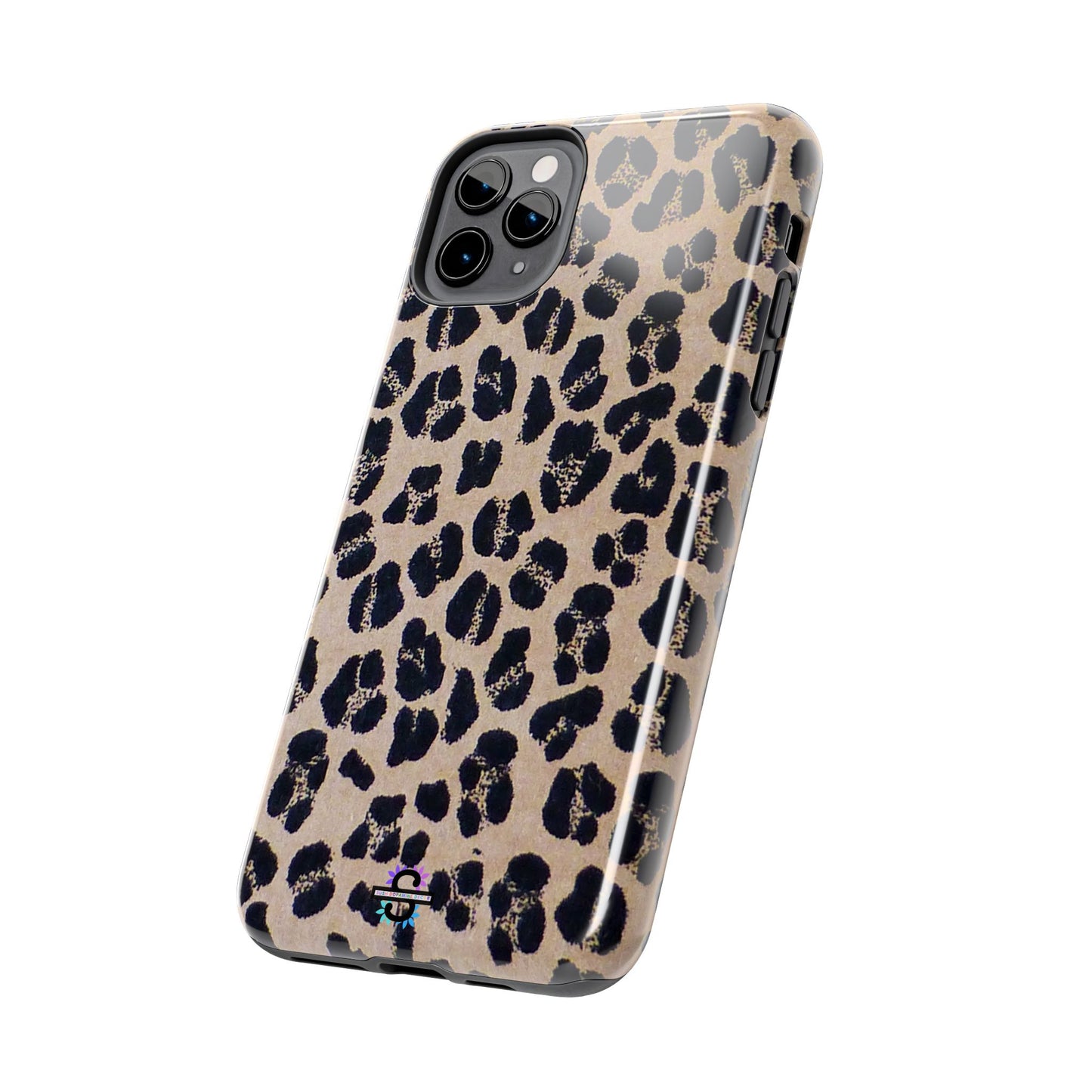 Black and Brown Mobile Cover, Leopard Print, Stylish Mobile Case, Accessories