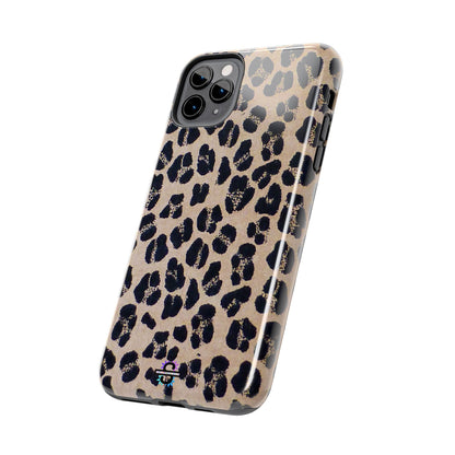 Black and Brown Mobile Cover, Leopard Print, Stylish Mobile Case, Accessories