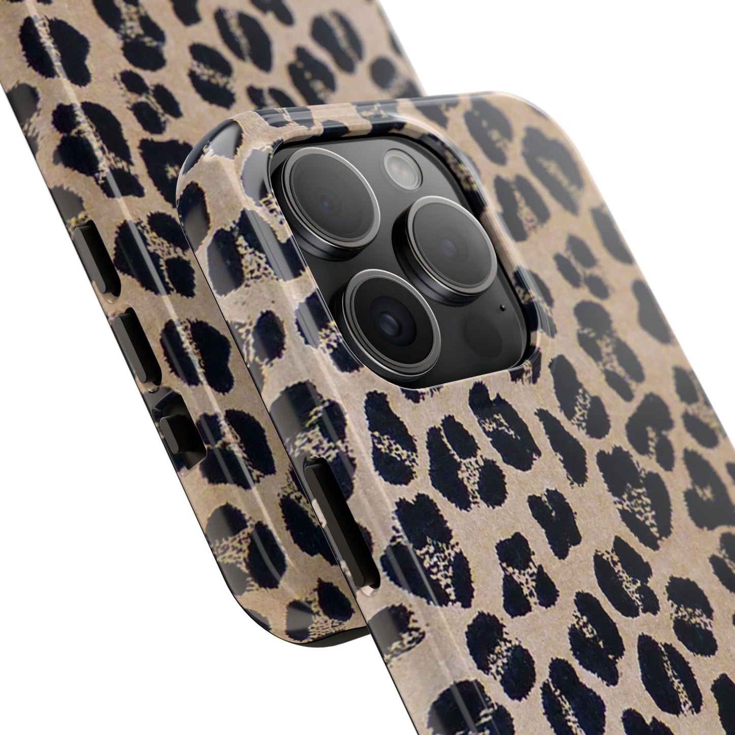 Black and Brown Mobile Cover, Leopard Print, Stylish Mobile Case, Accessories