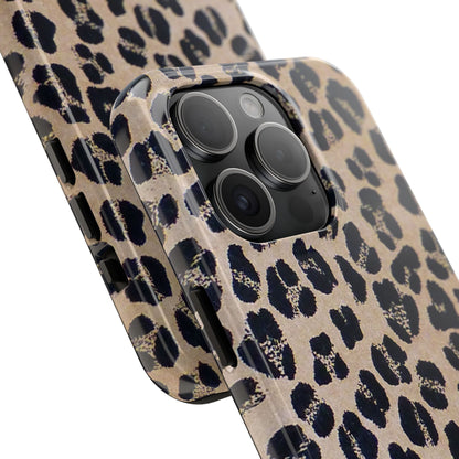Black and Brown Mobile Cover, Leopard Print, Stylish Mobile Case, Accessories
