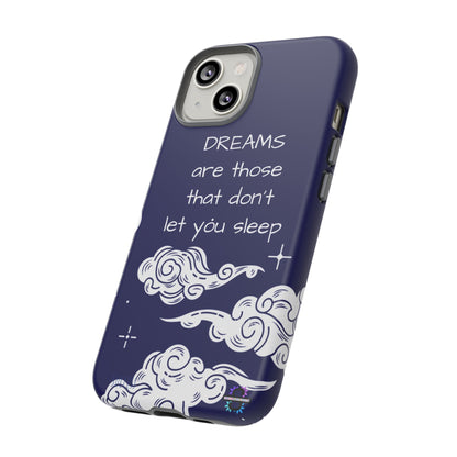 Limited Edition | Royal Blue Phone Case with Motivational Quote – Cloud Design Slim Protective Cover with Dual Layer Protection | Success Subliminals | Motivational Quote