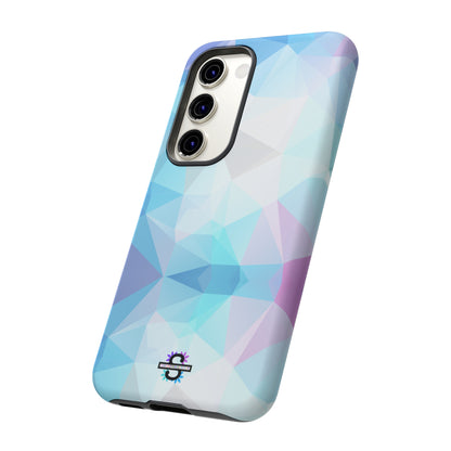 Geometric Blue Phone Cover