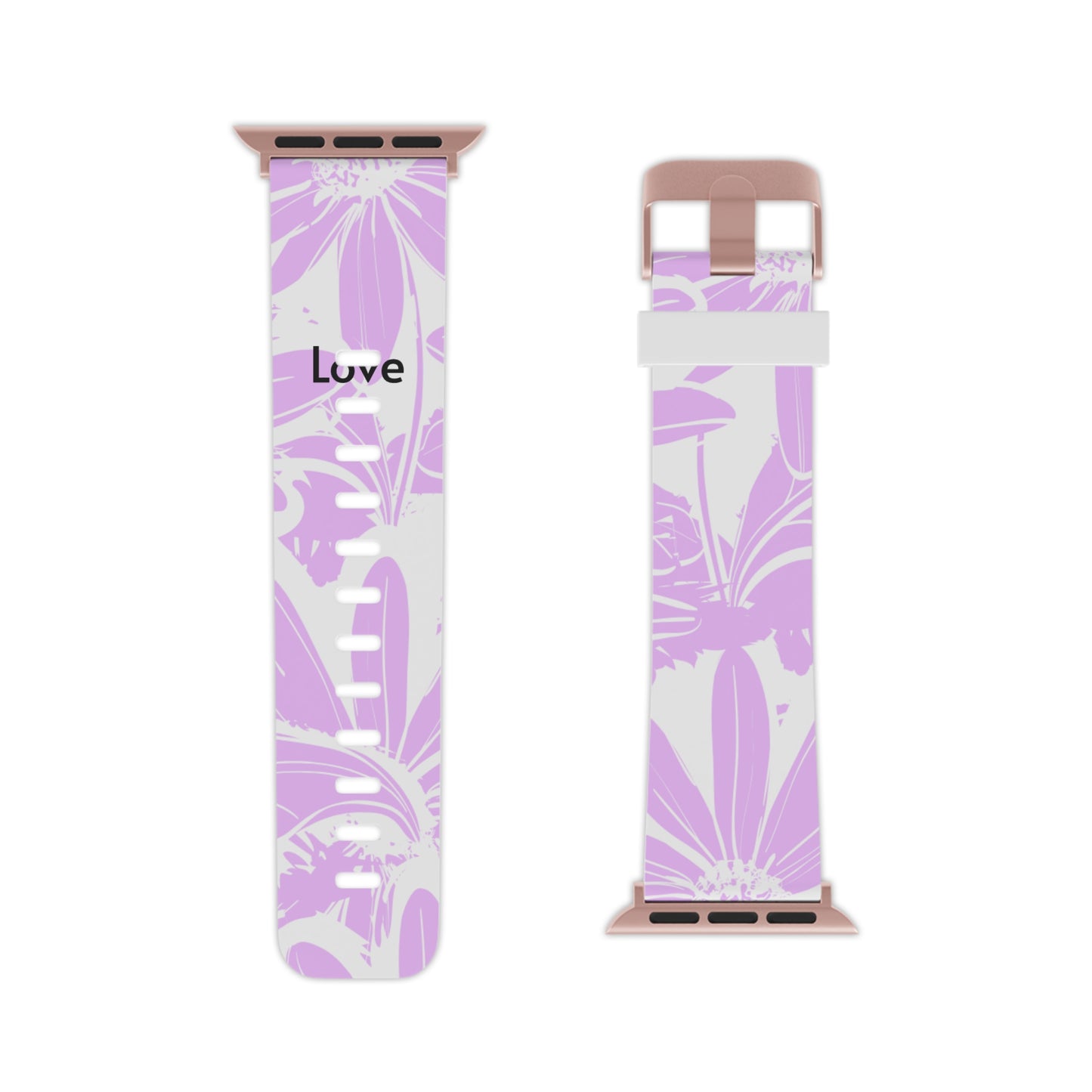 Pink Watch Band for Apple Watch, Rose Gold