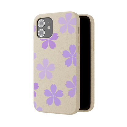 Eco friendly Purple Lavender Floral Design Phone case