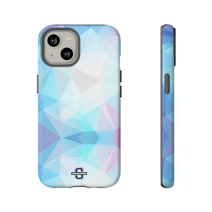 Geometric Blue Phone Cover