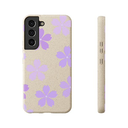 Eco friendly Purple Lavender Floral Design Phone case