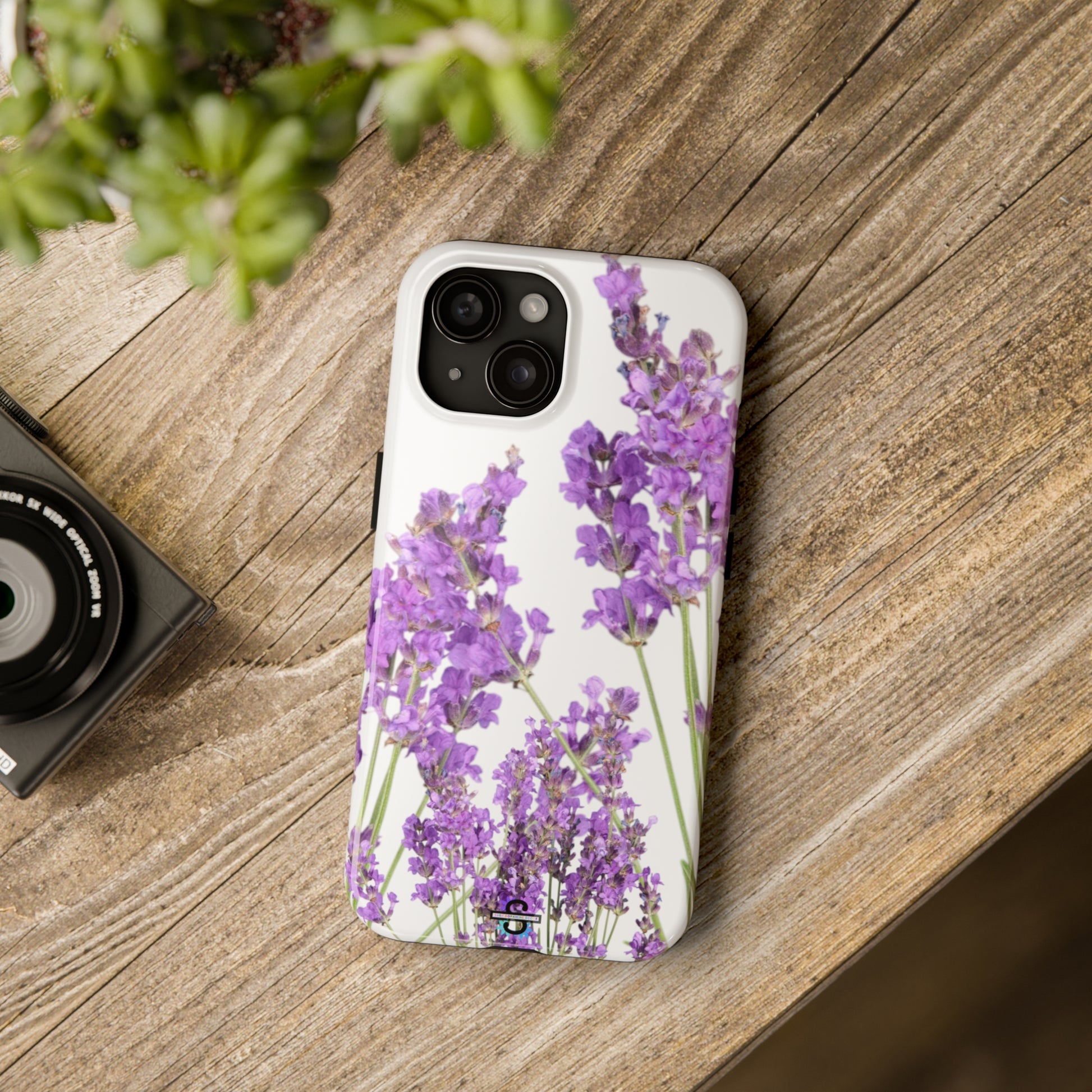 Purple Lavender print cute Phone Cover, Mobile case, iPhone 7 to iPhone15 AvailableSush Dopamine Decor