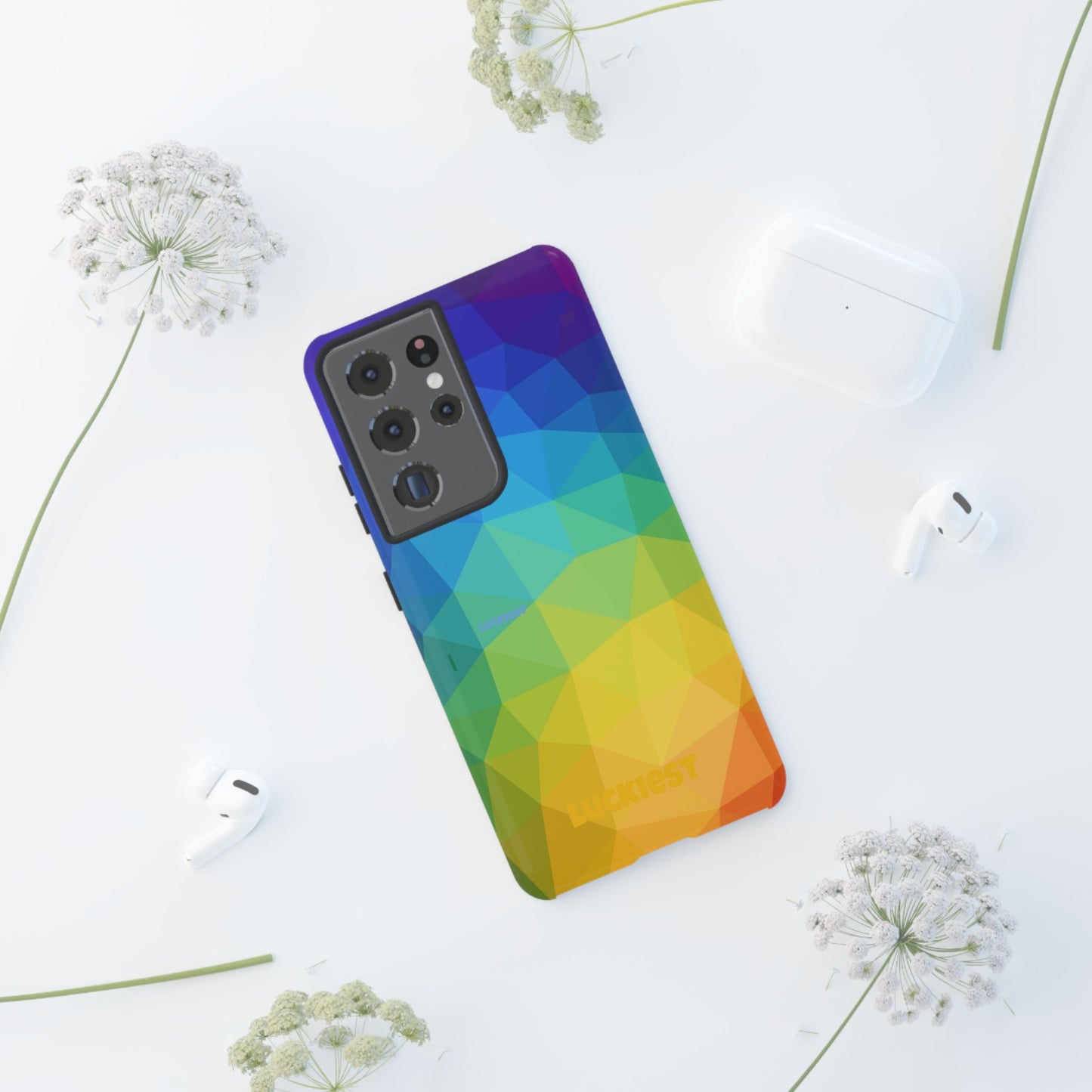 Chromatic Geometric Phone Cover | Mobile Cover  | Luckiest person alive subliminal