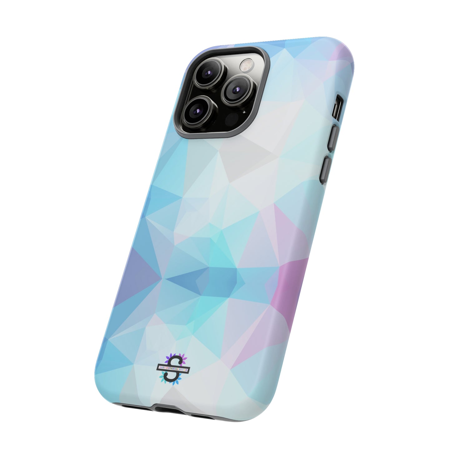 Geometric Blue Phone Cover