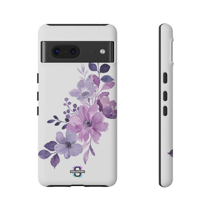 Limited Edition Floral Purple Phone Case | Prosperity Subliminals | Protective Hard Cover | Exclusive Collector's item