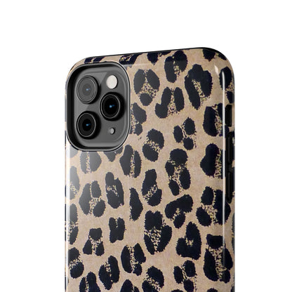 Black and Brown Mobile Cover, Leopard Print, Stylish Mobile Case, Accessories