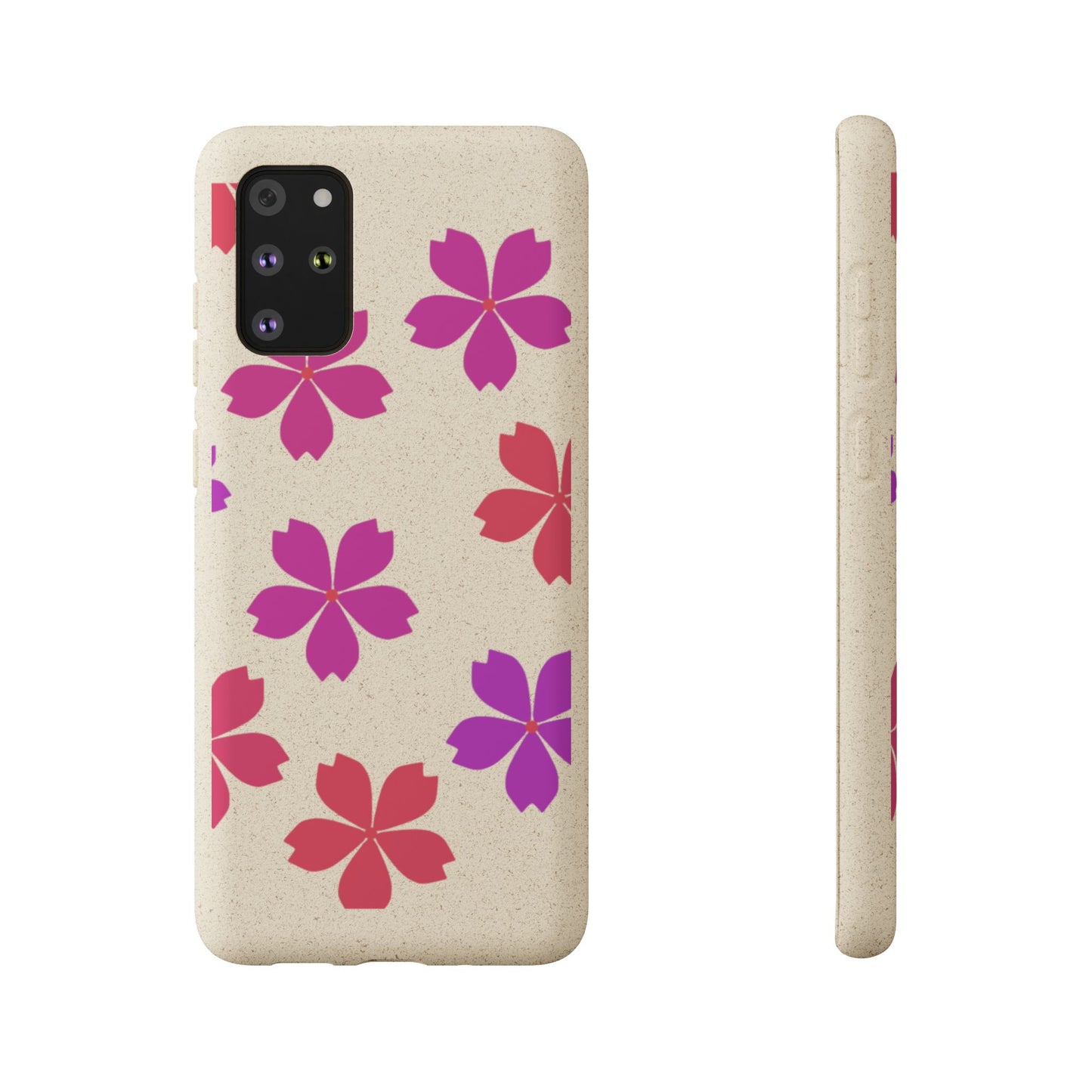 Eco friendly Red floral Phone case