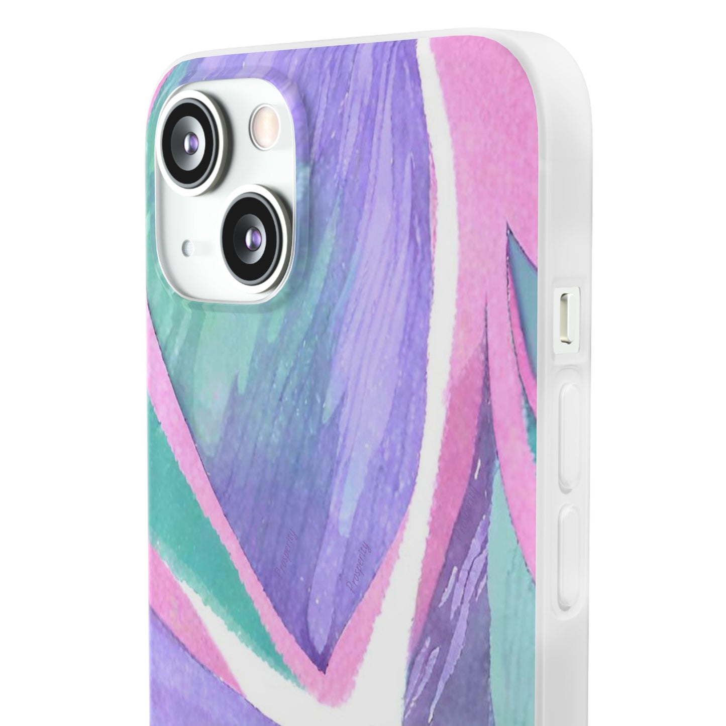 Subliminals for Prosperity | Purple Blue Green Pattern Phone cover | World's first Subliminals Brand | Sush Dopamine Decor