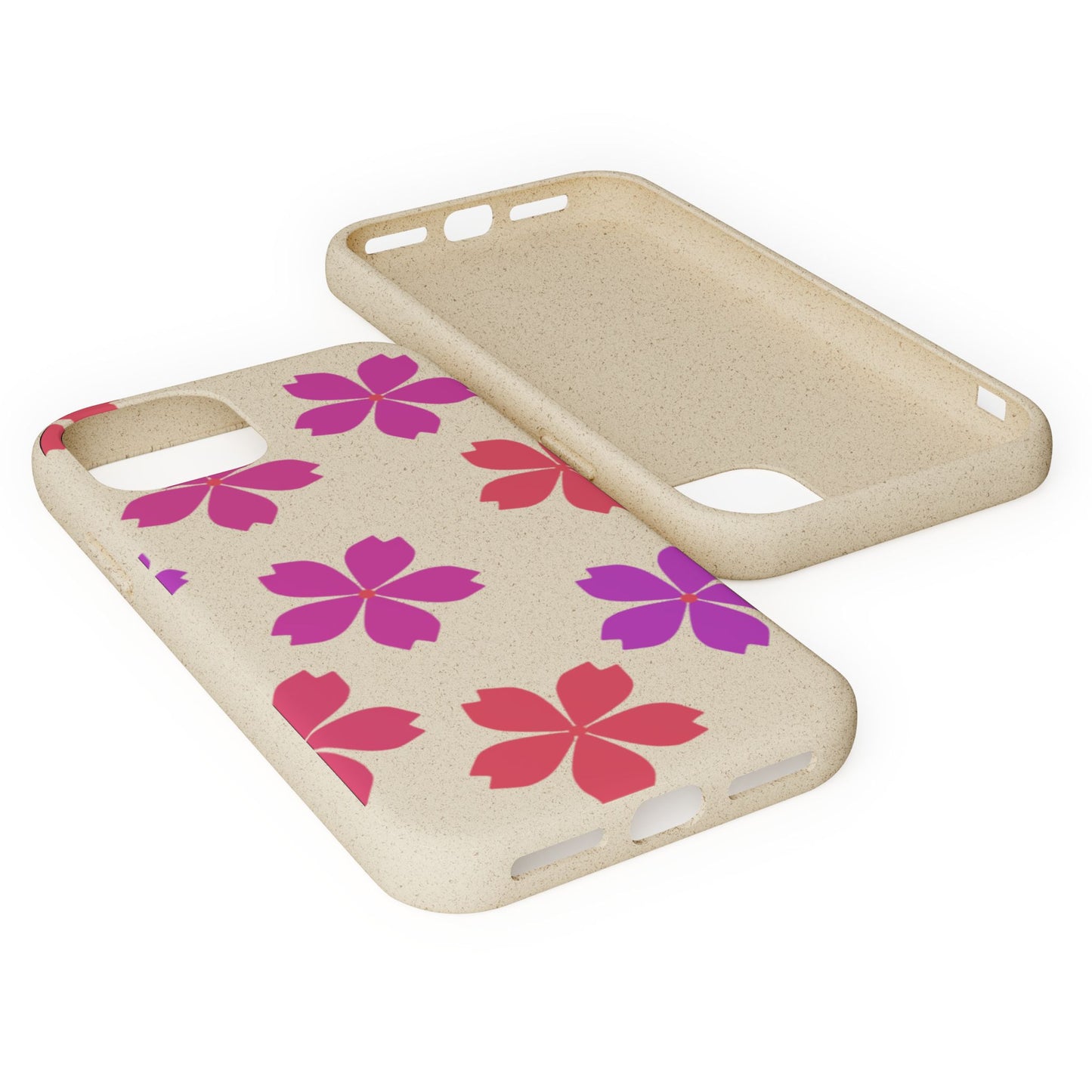 Eco friendly Red floral Phone case
