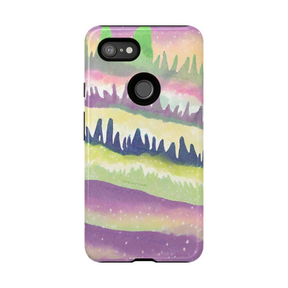 Limited Edition | Subliminals for good grades | Beautiful Abstract Landscape Phone Case – Nature Design Mobile Cover with Dual Protection