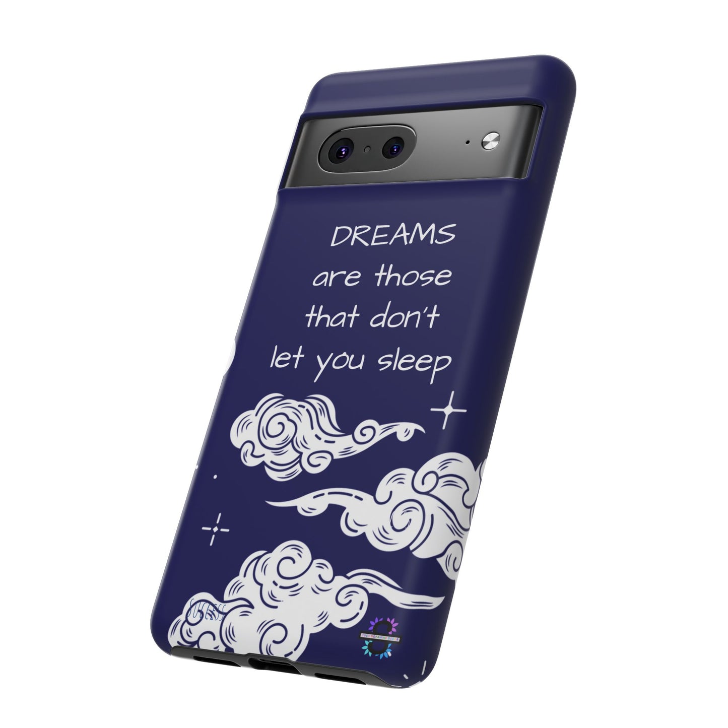 Limited Edition | Royal Blue Phone Case with Motivational Quote – Cloud Design Slim Protective Cover with Dual Layer Protection | Success Subliminals | Motivational Quote
