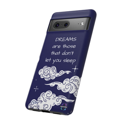 Limited Edition | Royal Blue Phone Case with Motivational Quote – Cloud Design Slim Protective Cover with Dual Layer Protection | Success Subliminals | Motivational Quote