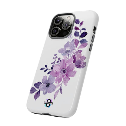 Limited Edition Floral Purple Phone Case | Prosperity Subliminals | Protective Hard Cover | Exclusive Collector's item