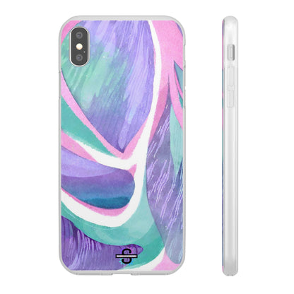 Purple Blue Green Pattern Phone cover