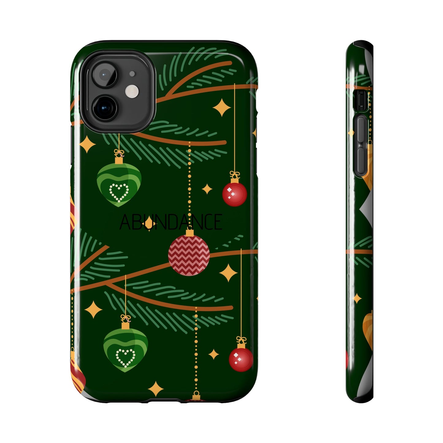 Cute Christmas print Mobile cover | Subliminal messaging to attract abundance| Manifest Abundance