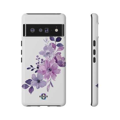 Limited Edition Floral Purple Phone Case | Prosperity Subliminals | Protective Hard Cover | Exclusive Collector's item