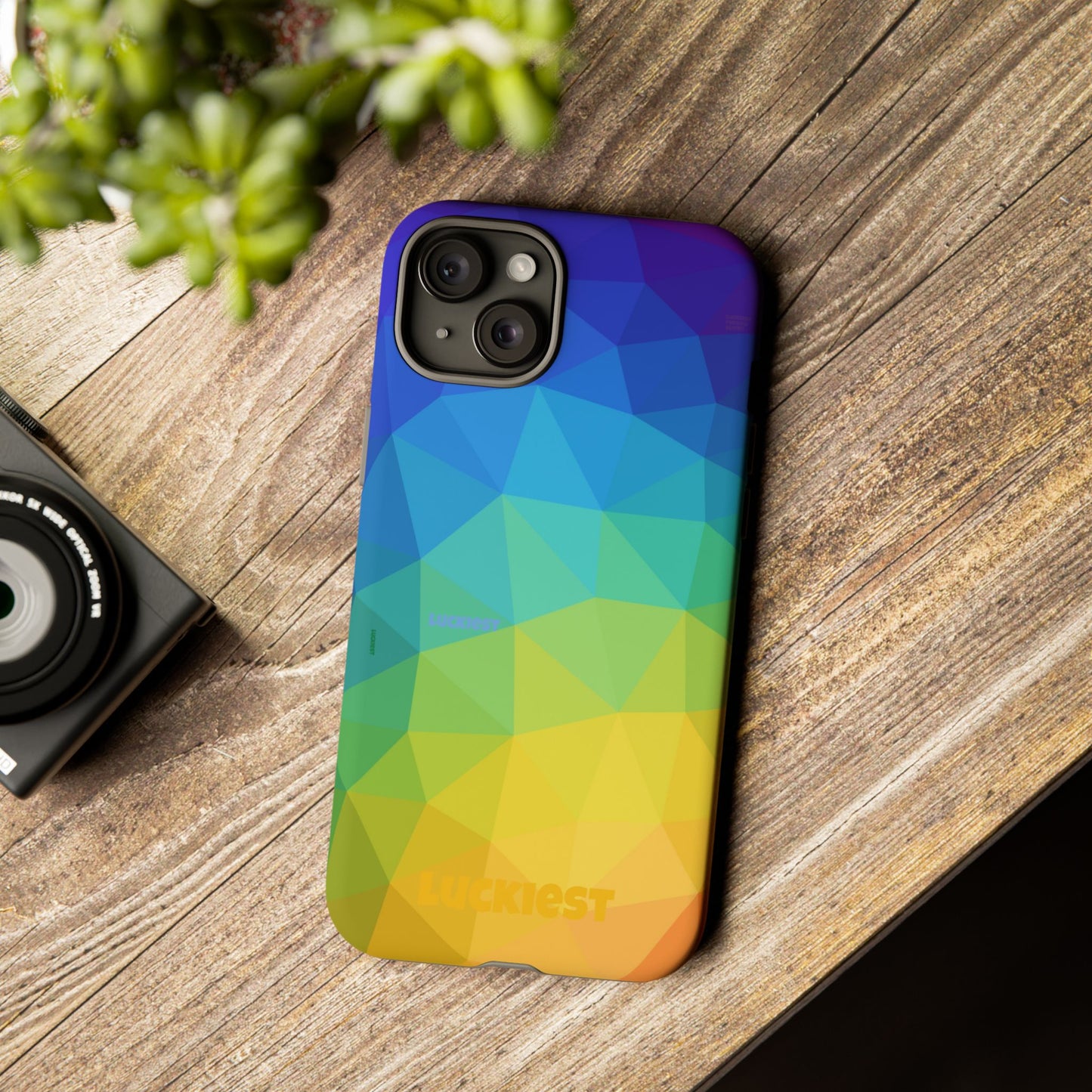 Chromatic Geometric Phone Cover | Mobile Cover  | Luckiest person alive subliminal
