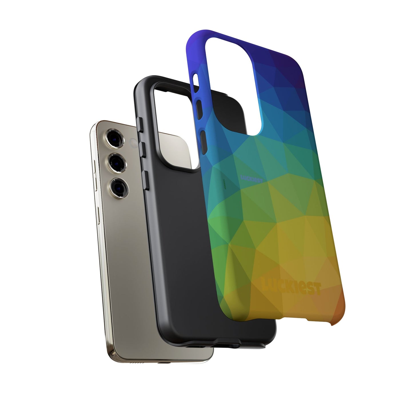 Chromatic Geometric Phone Cover | Mobile Cover  | Luckiest person alive subliminal