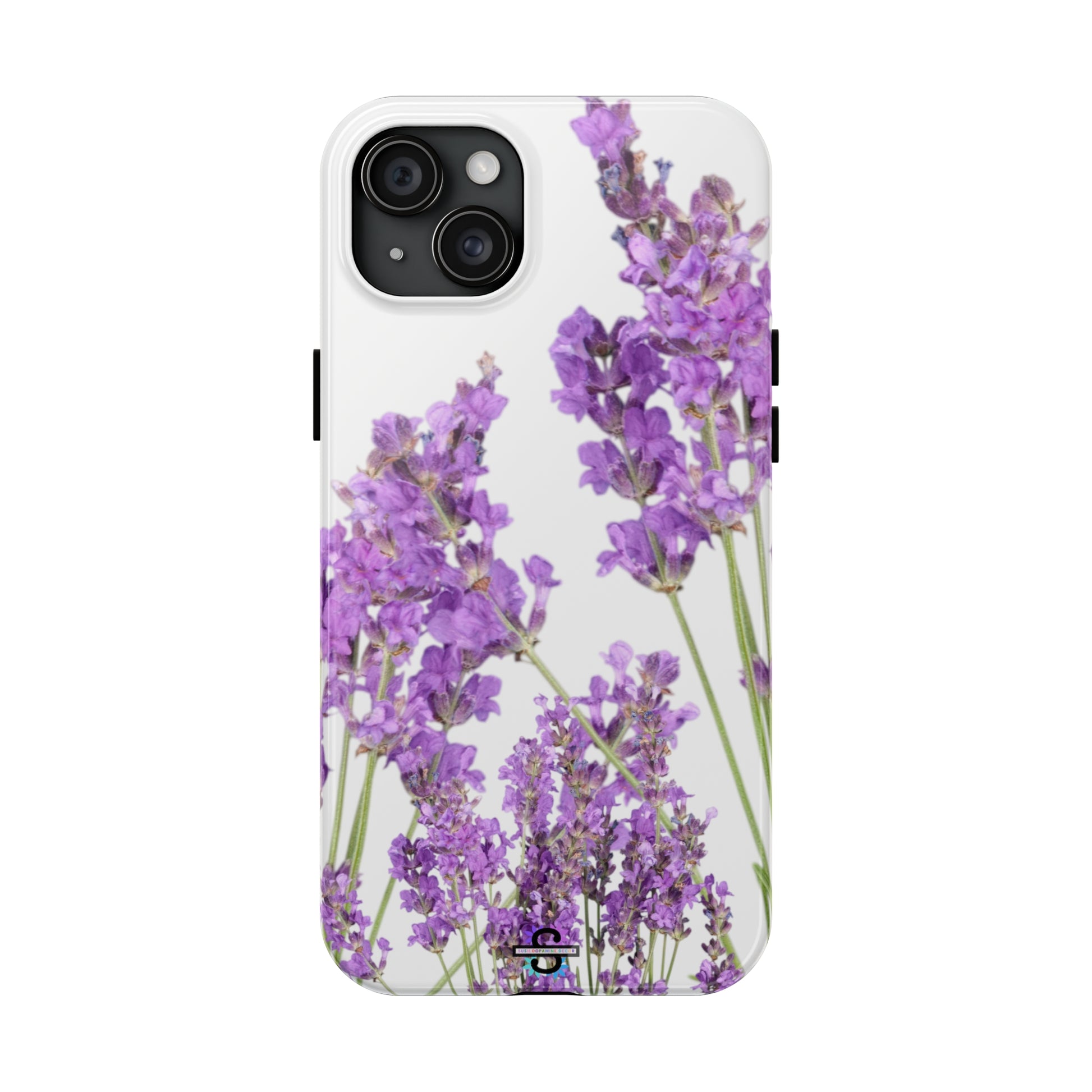 Purple Lavender print cute Phone Cover, Mobile case, iPhone 7 to iPhone15 AvailableSush Dopamine Decor