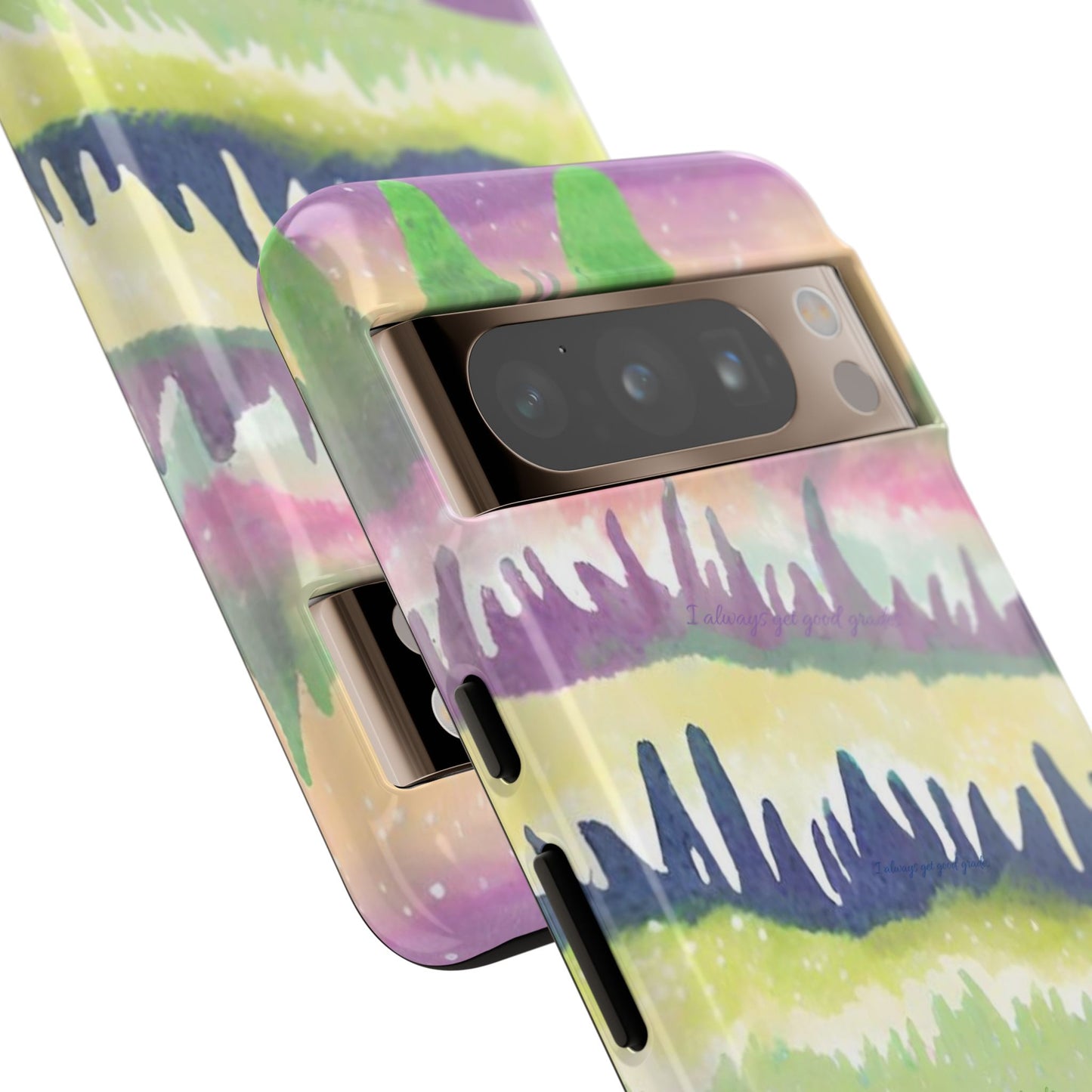 Limited Edition | Subliminals for good grades | Beautiful Abstract Landscape Phone Case – Nature Design Mobile Cover with Dual Protection