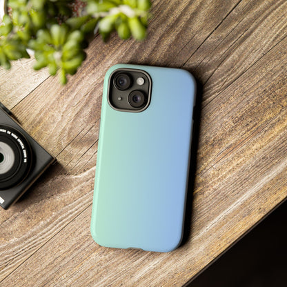 Blue Green gradient Tough Mobile Case