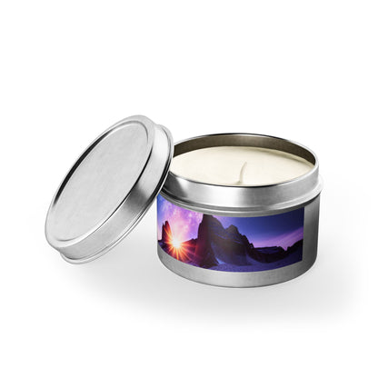 Scented Bliss: Hand-Poured Tin Candles, Success subliminal messaging, Attract Abundance