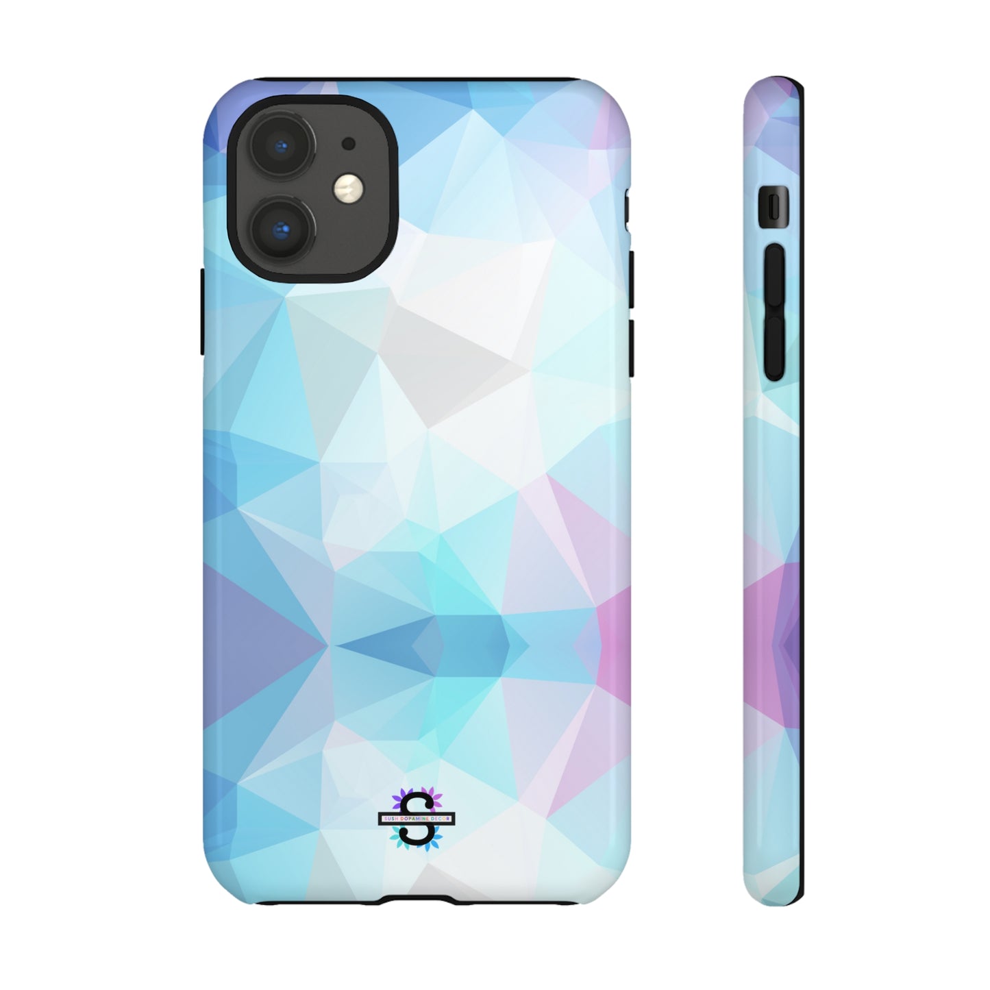 Geometric Blue Phone Cover