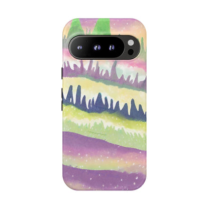 Limited Edition | Subliminals for good grades | Beautiful Abstract Landscape Phone Case – Nature Design Mobile Cover with Dual Protection