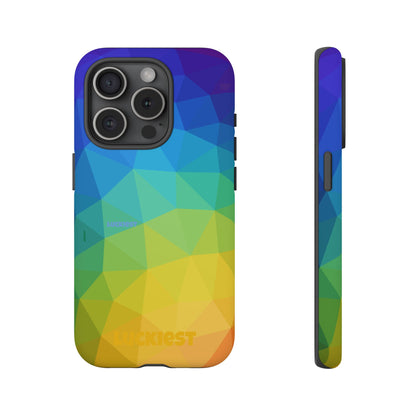 Chromatic Geometric Phone Cover | Mobile Cover  | Luckiest person alive subliminal