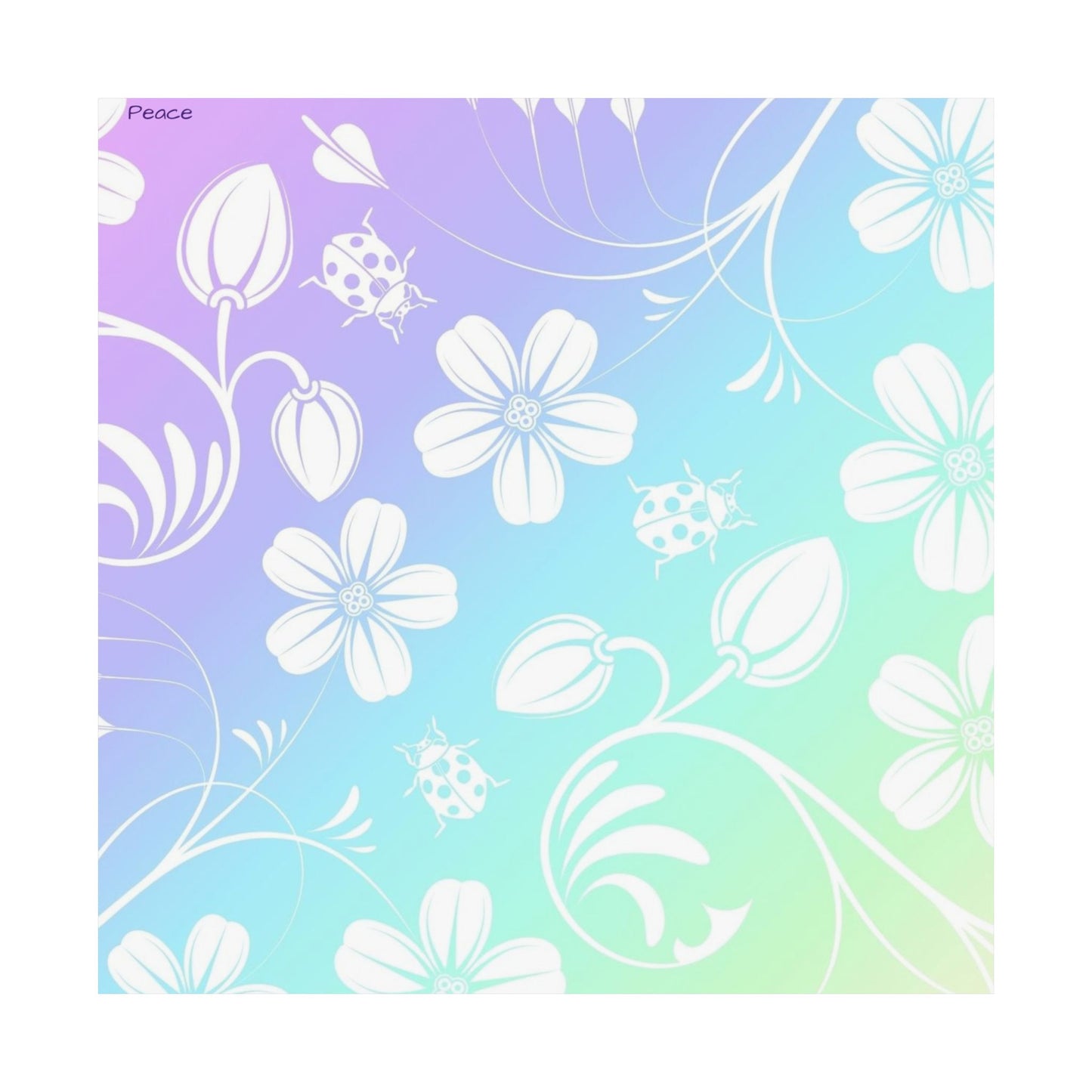 Colorful Poster, Peace