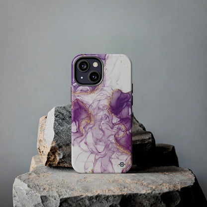 Purple White gold marble Tough Phone Case | Mobile coverSush Dopamine Decor