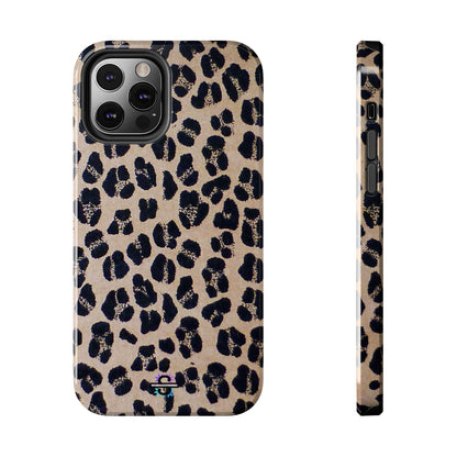 Black and Brown Mobile Cover, Leopard Print, Stylish Mobile Case, Accessories