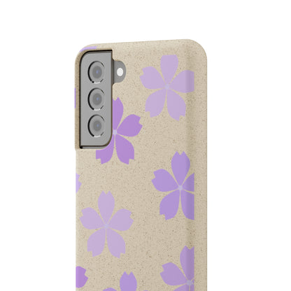 Eco friendly Purple Lavender Floral Design Phone case