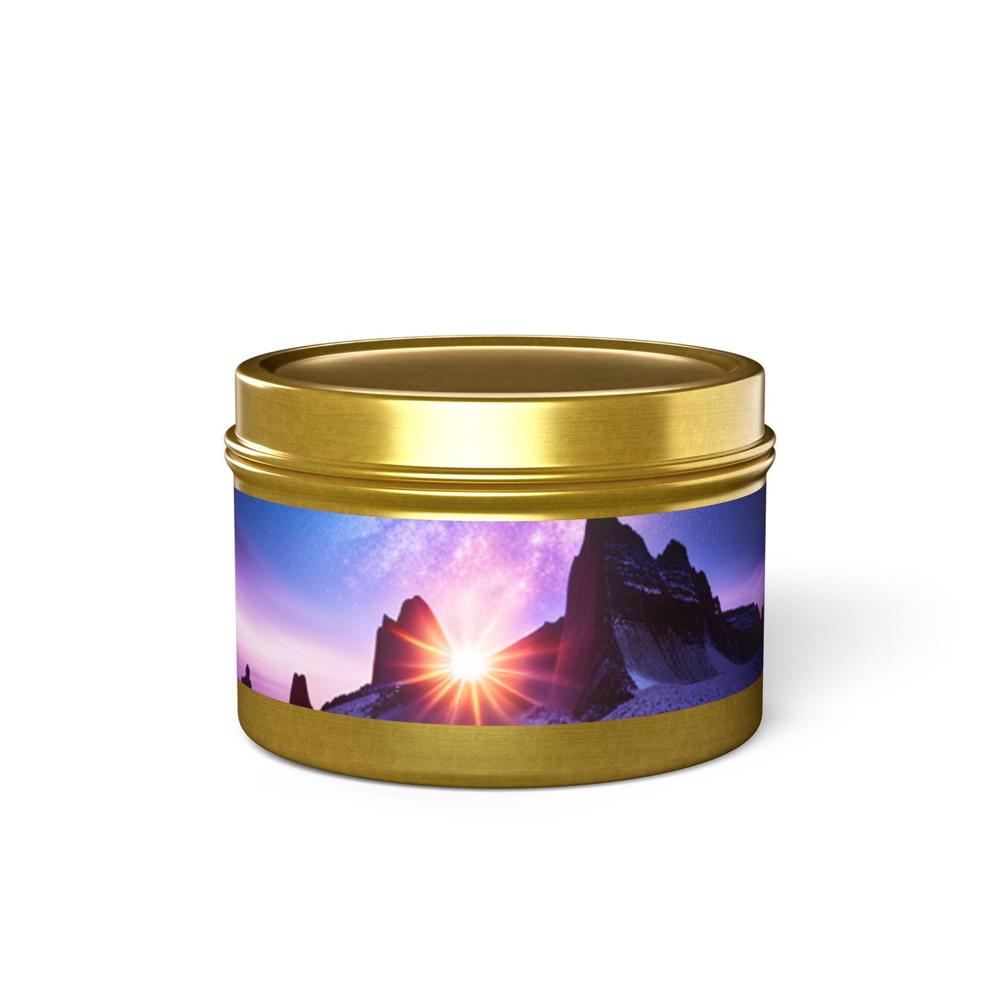 Scented Bliss: Hand-Poured Tin Candles, Success subliminal messaging, Attract Abundance