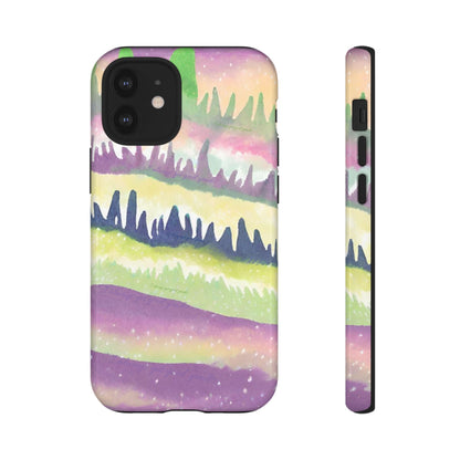 Limited Edition | Subliminals for good grades | Beautiful Abstract Landscape Phone Case – Nature Design Mobile Cover with Dual Protection