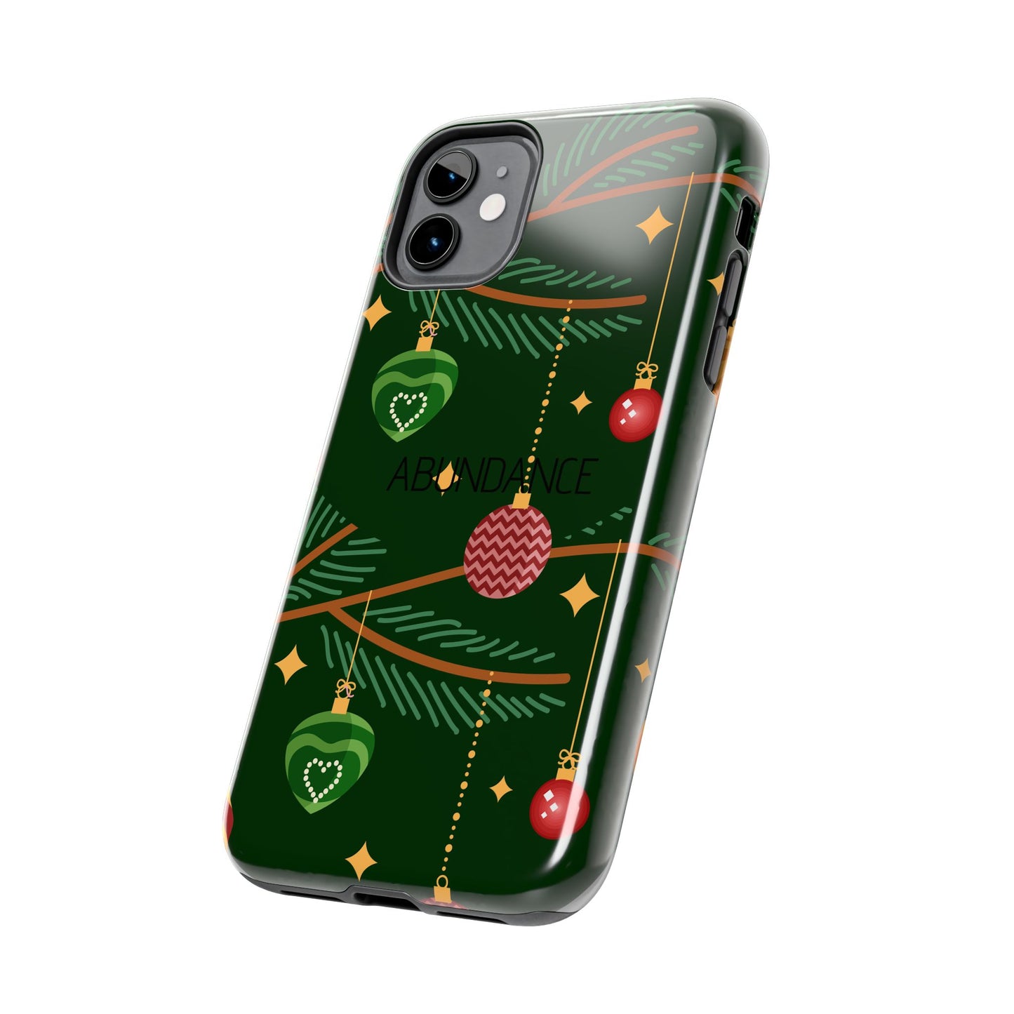 Cute Christmas print Mobile cover | Subliminal messaging to attract abundance| Manifest Abundance