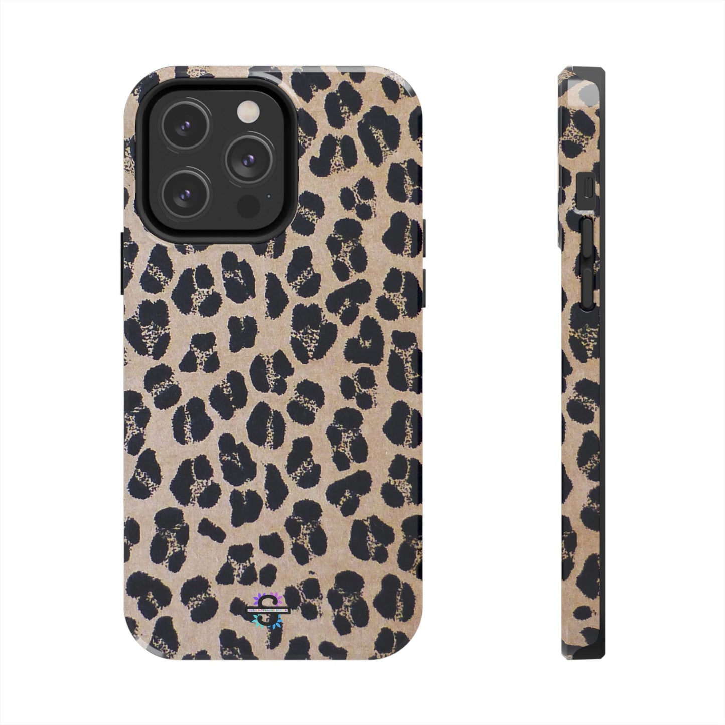 Black and Brown Mobile Cover, Leopard Print, Stylish Mobile Case, Accessories