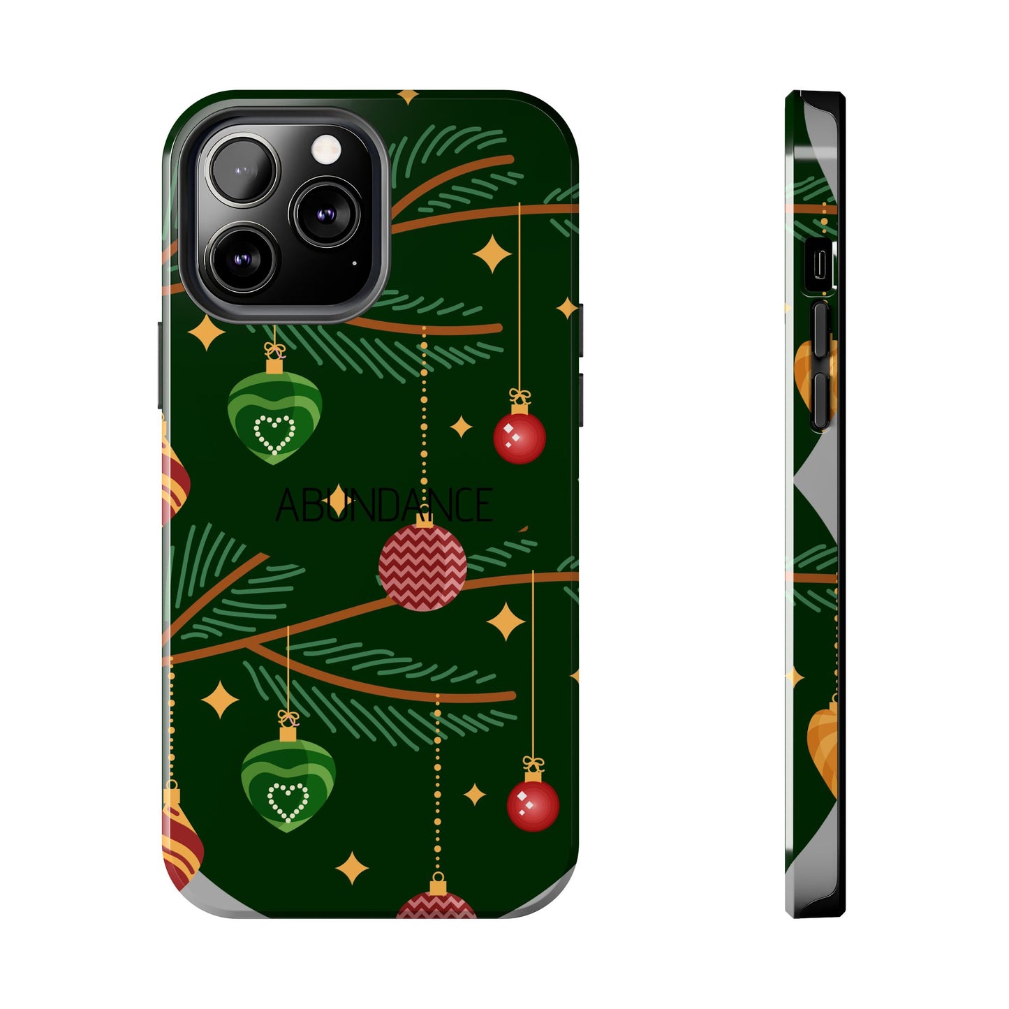 Cute Christmas print Mobile cover | Subliminal messaging to attract abundance| Manifest Abundance