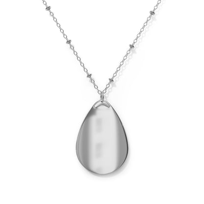 Royal Green Gold Marble Oval Pendant- Timeless Elegance and Mesmerising Design Necklace | Neckpiece
