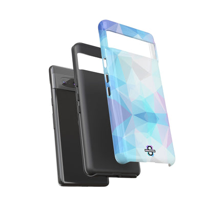 Geometric Blue Phone Cover